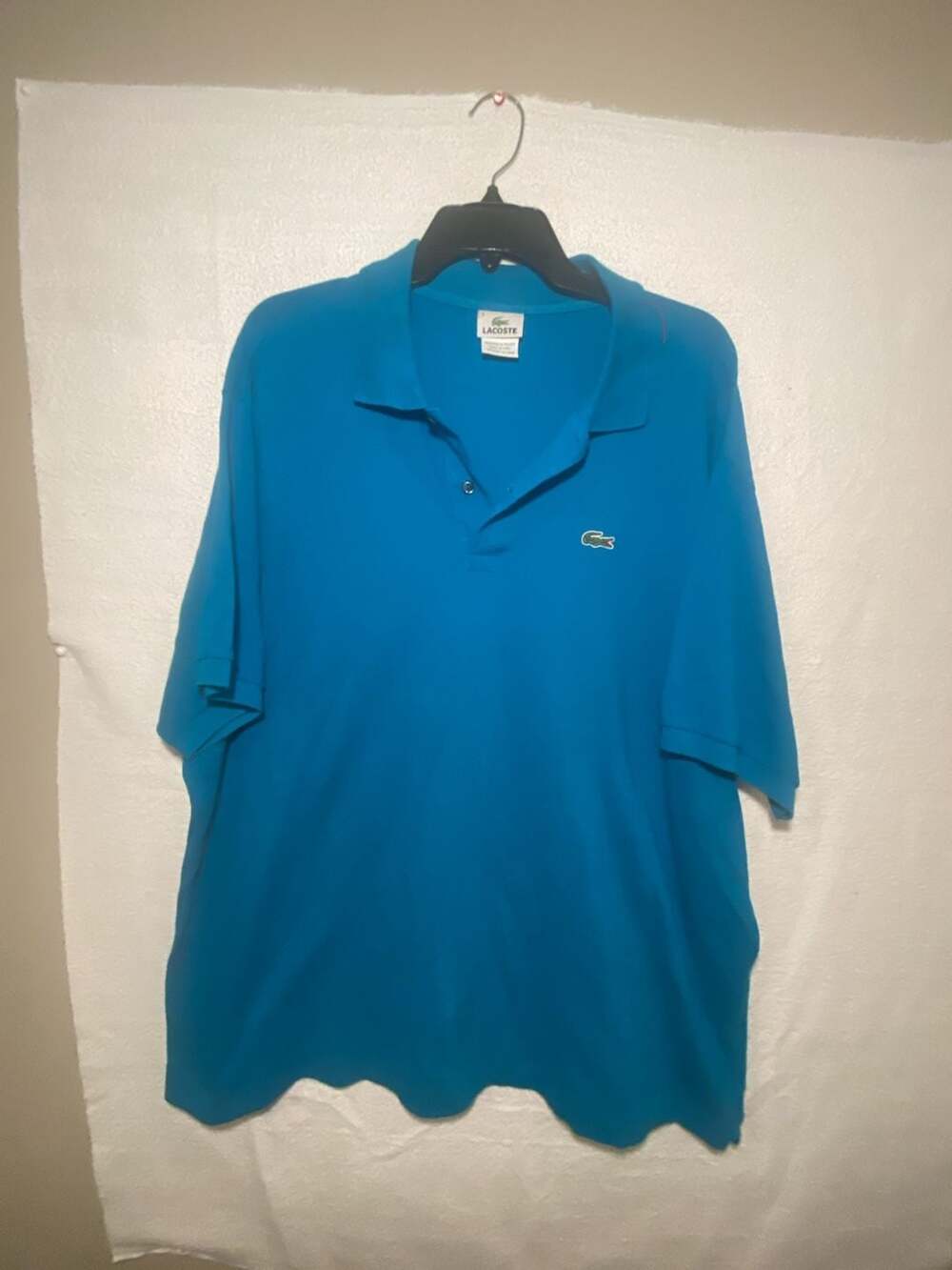 Lacoste Classic Petit Pique Polo Shirt Blue Size 8